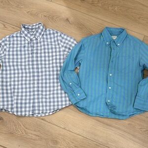 Crewcuts Teal and Blue Plaid Shirt